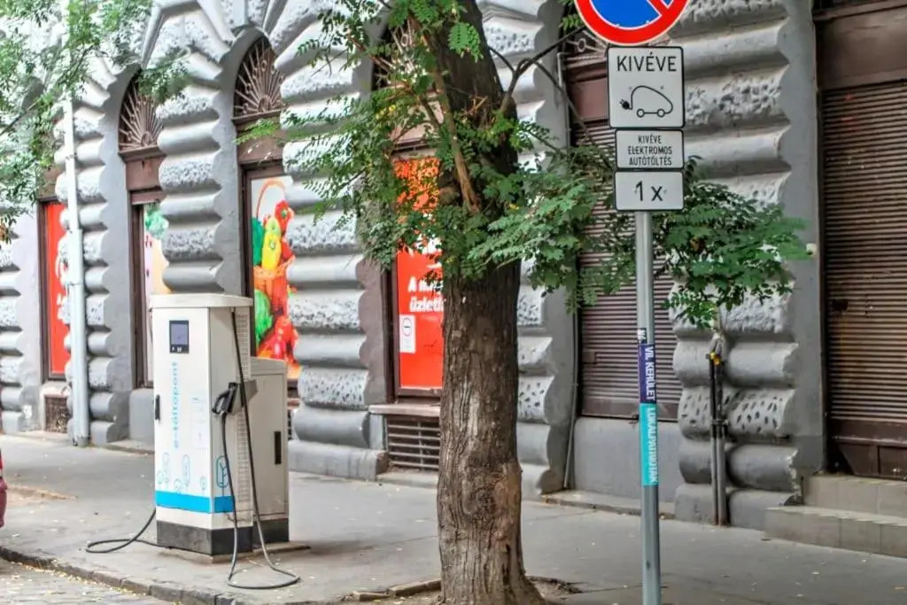 Nefelejcs near the Keleti railway station