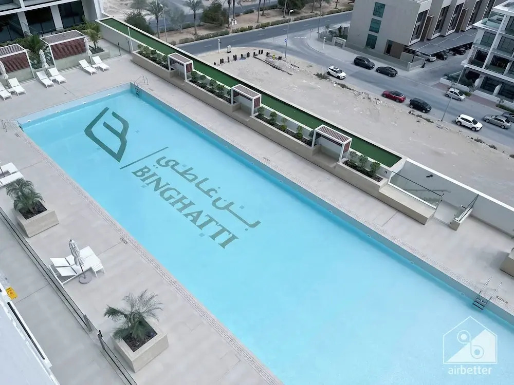 Community Views 1BR Next to Mall and Park, Binghatti Amber, Jumeirah Village Circle by Deluxe Holiday Homes