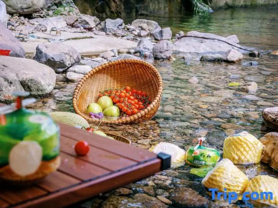 Yaojia｜Township see cloud bamboo Valley river hot spring guest house