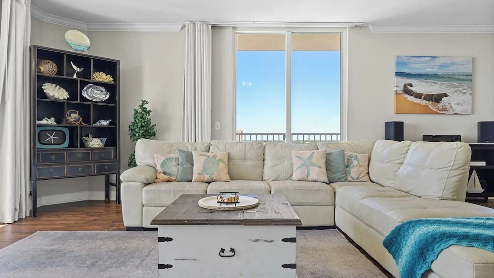 Gulf-front PCB Condo w/ Balcony, Resort Amenities, Game Room, Pools & Beach Gear Tortuga 1301 by Avantstay