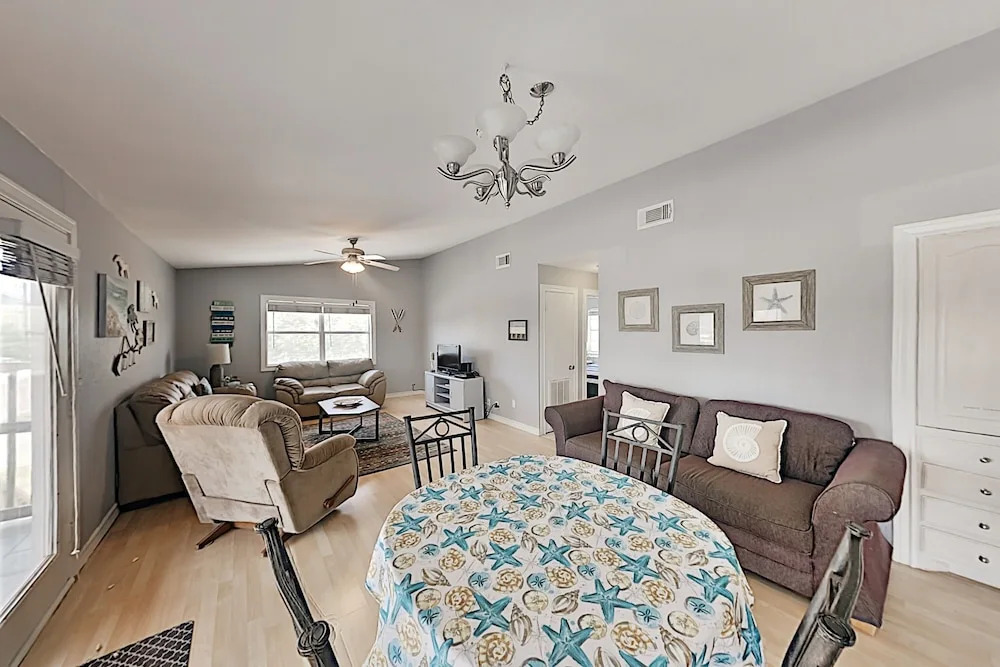 2-unit Beach Hideaway W/ Private Yard & 2 Kitchens 4 Bedroom Home