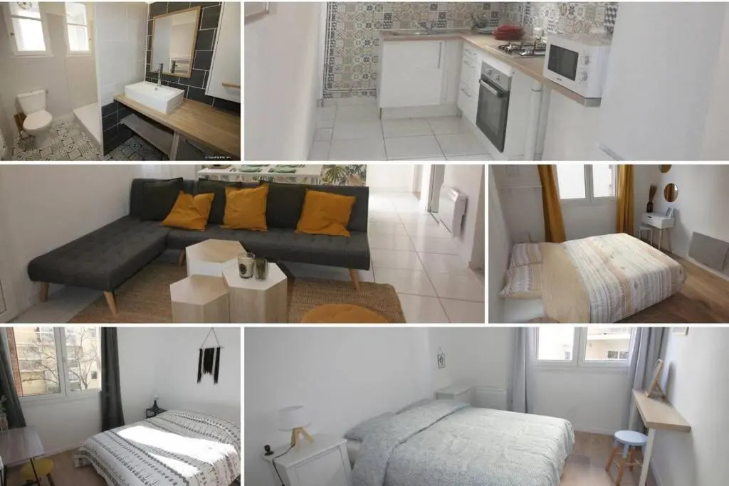 # Golden Nest #6/8 pers # Toulon CENTRE # WIFI