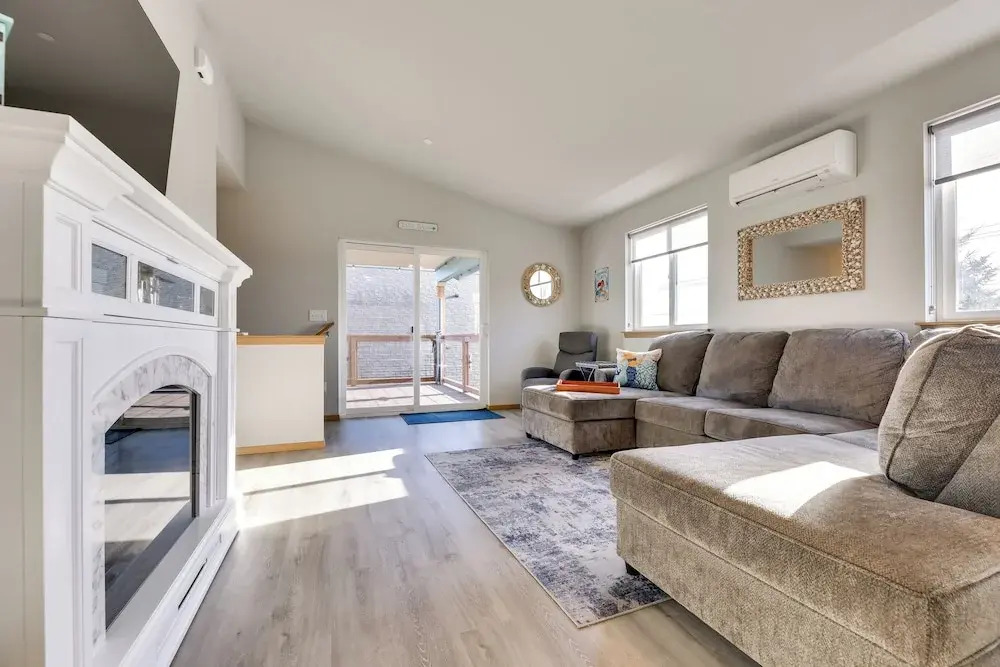 Canal-front Home in Ocean Shores w/ Dock & Views!