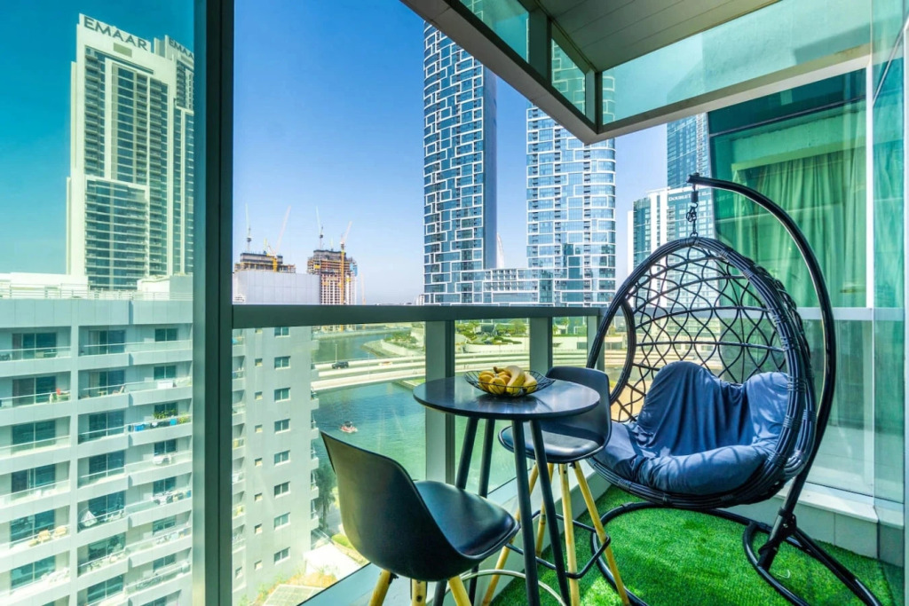 Квартира 7th Floor Sea & Canal View 1BR Near Beach
