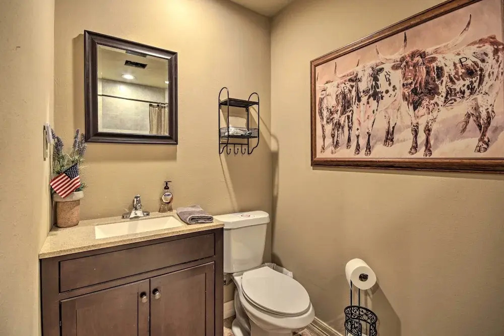 Lakefront Wallis Ranch w/ Private Beach & Patio!