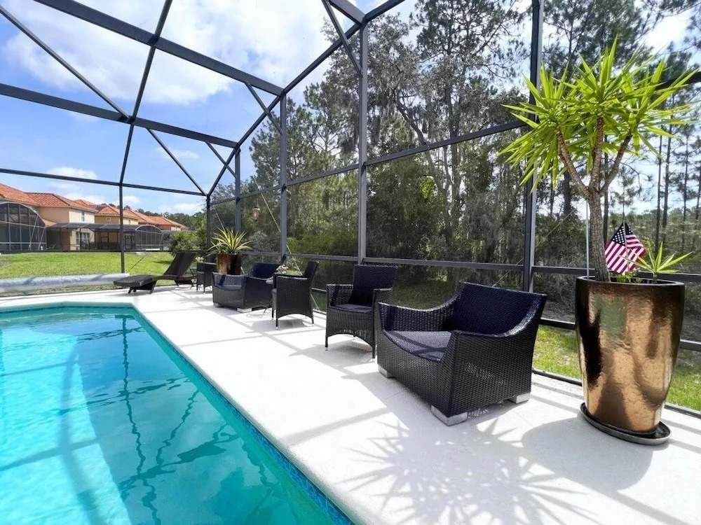 Spacious Family Pool Home With Game Room-588ocb 4 Bedroom Home by RedAwning