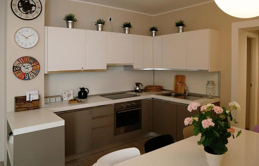 ampio appartamento con giardino e box