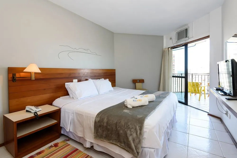 All in Rio Flat com Varanda 12 Vista do Mar