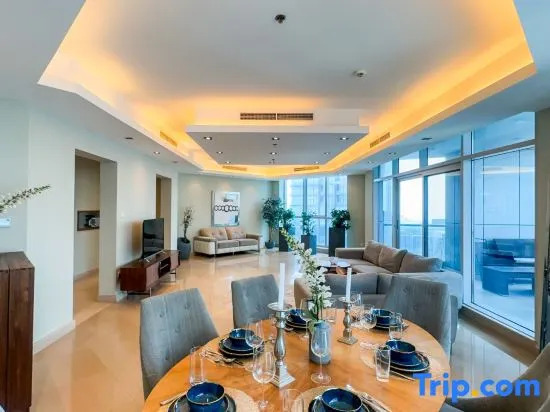 Spacious 3BR in Torch Tower with Stunning Sea View