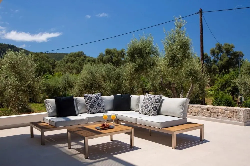 Olive green villas
