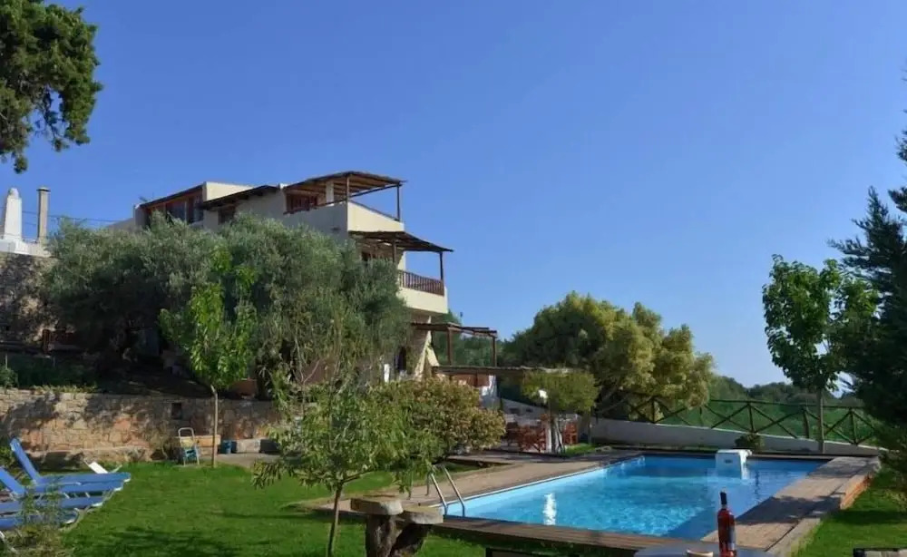 Elounda Almond Tree Villa Private Pool, Sea Views & Birds in a Relaxing Authentic Cretan Escape