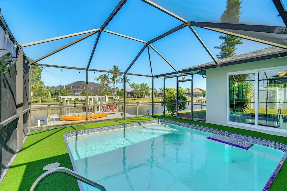 Dock + Patio w/ Canal View: Paradise in Cape Coral