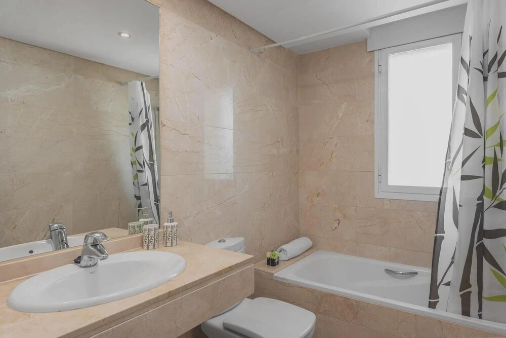 Apartment with 2 Bedrooms in Marbella, with Wonderful Mountain View, Pool Access, Furnished Terrace - 900 M From the Beach