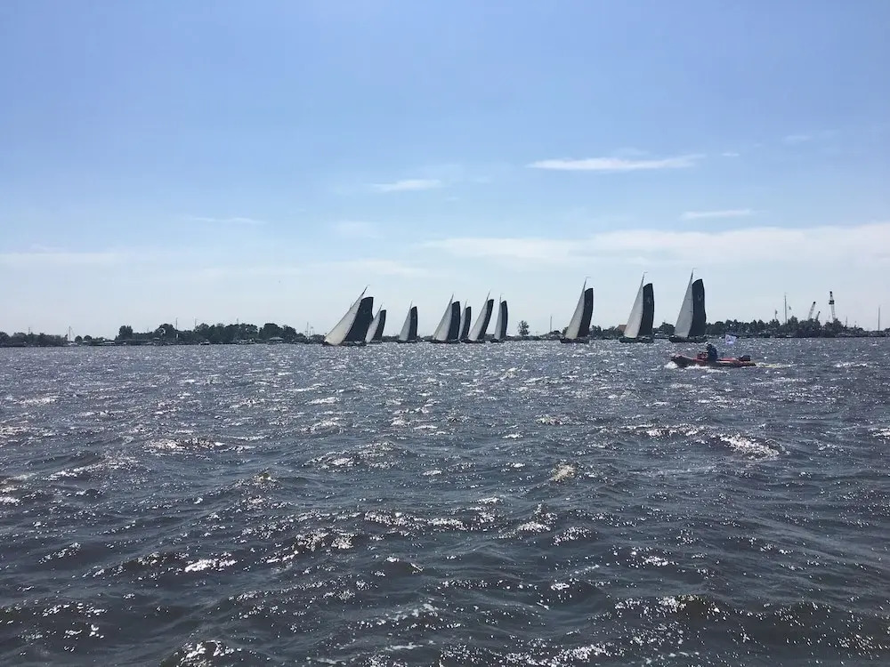 Nice Holiday Home on the Water in Grou