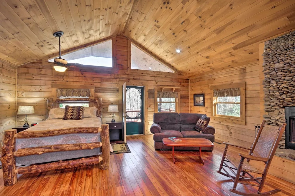 Bryson City Cabin w/ Wraparound Deck & Hot Tub