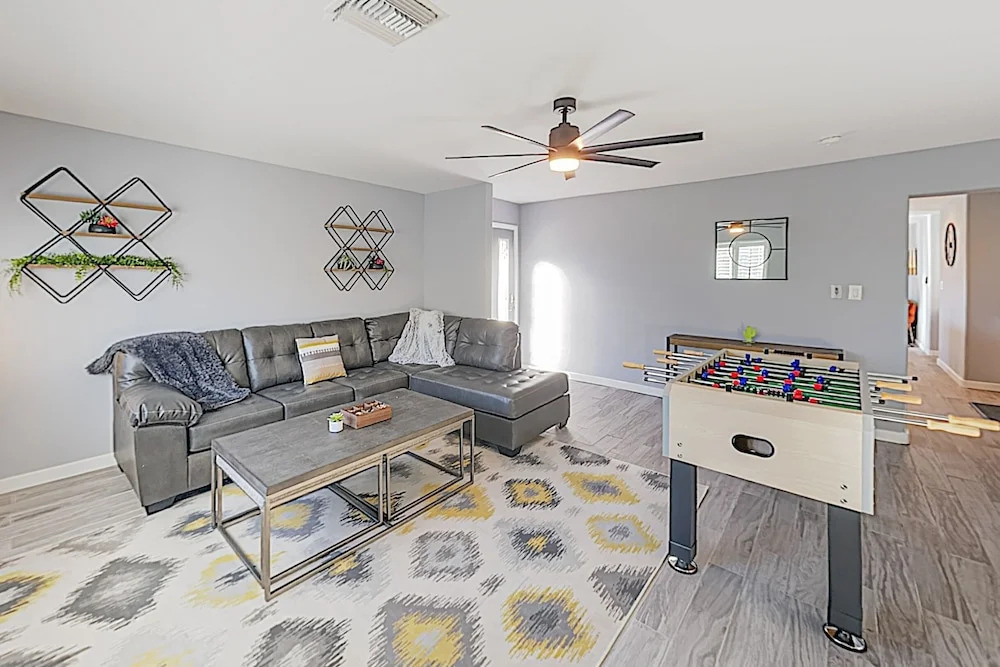 New Listing! Chic Haven W/ Private Pool, Game Room 4 Bedroom Home
