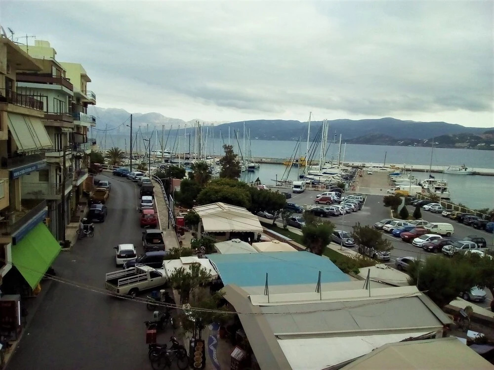 Apartment With one Room in Ag. Nikolaos, With Wonderful sea View, Furnished Terrace and Wifi