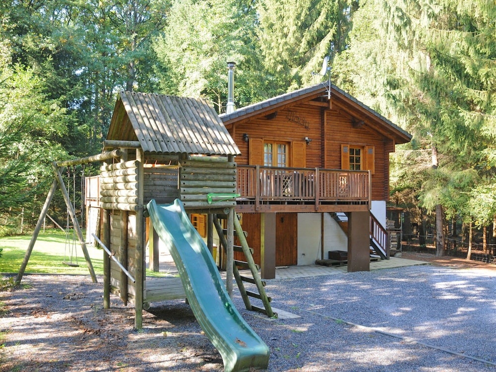 Charming, Wooden Chalet With Sauna in a Forested Location Near Durbuy