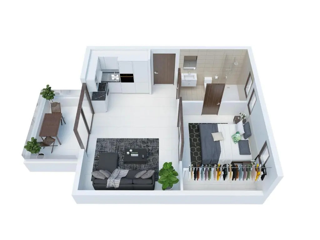 NEW 1-Bedroom in Forest Island + Oceanside View