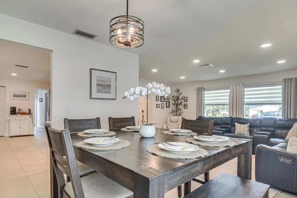 3 Mi to Beach! Creekfront Family Home w/ Fire Pit