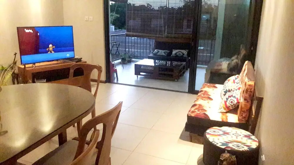 Apartment with One Bedroom in Grand Baie, with Pool Access, Furnished Garden And Wifi