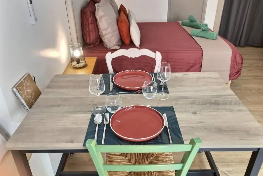 Studio tout confort, terrasse, calme Moustiers #7