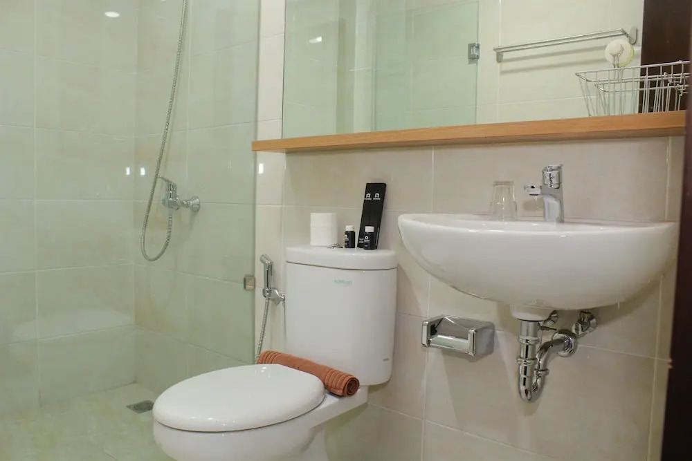Japanese Style 1BR Apartment at Mustika Golf Residence By Travelio