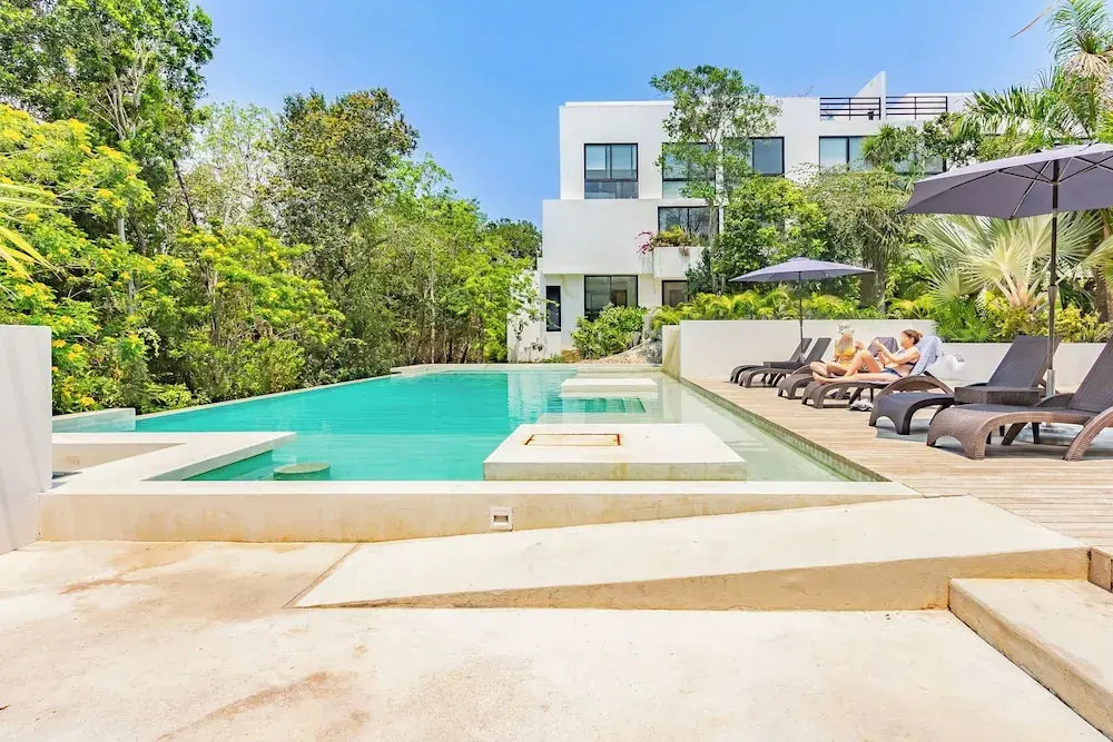Tropical Retreat Pools Golf Gym