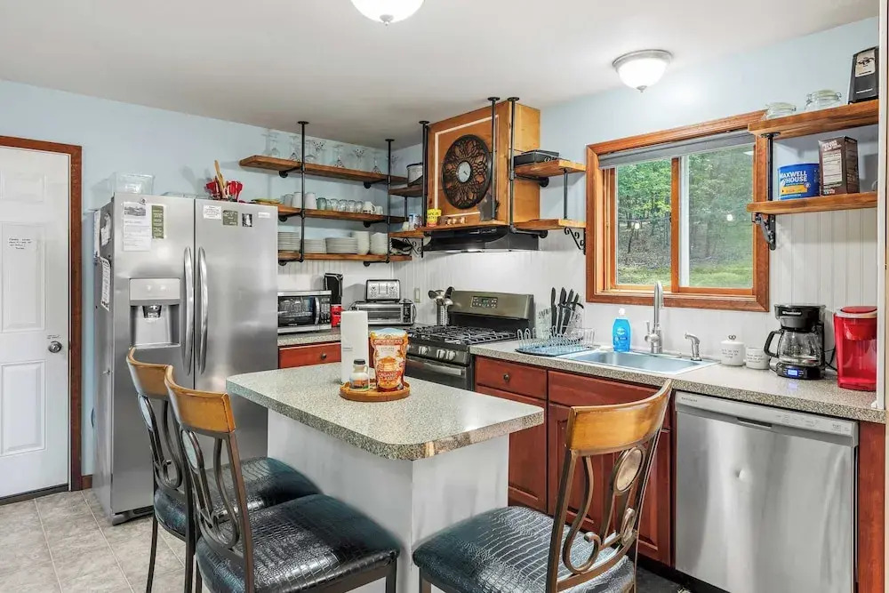 Poconos Escape w/ Game Room, Poker Loft, Fire Pit + Spacious Deck