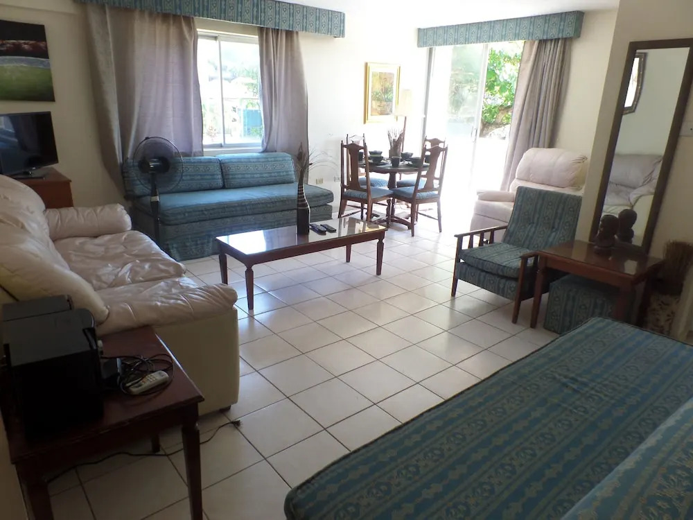 Beach-side condos at Turtle Beach Towers