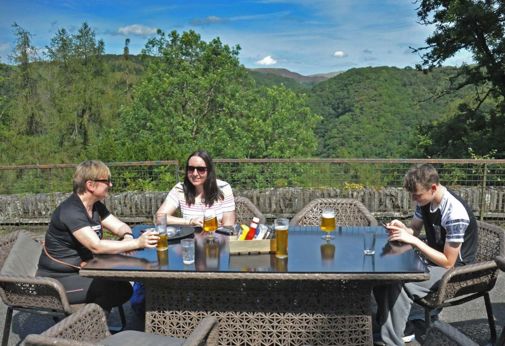 Devils Falls at the Luxury Hafod Hotel Aberystwyth
