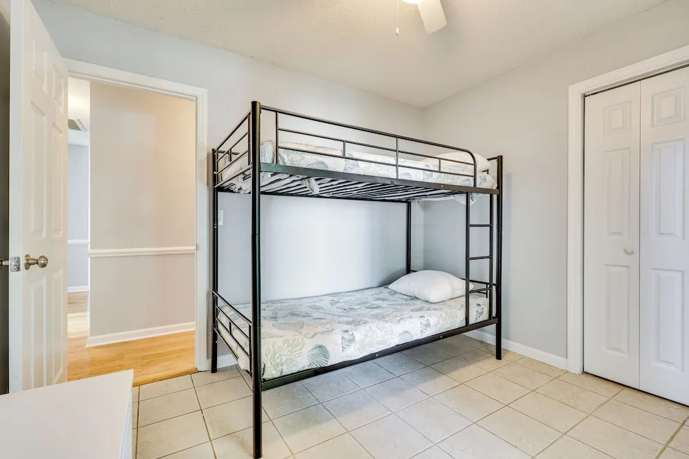 Fenced Yard, 1 Mi to Beach: Oak Island Family Home
