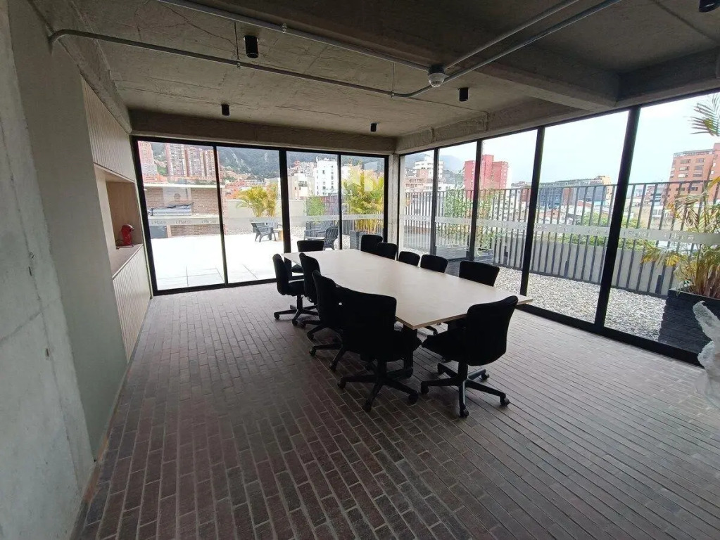 Loft moderno con vista a los cerros en Chapinero