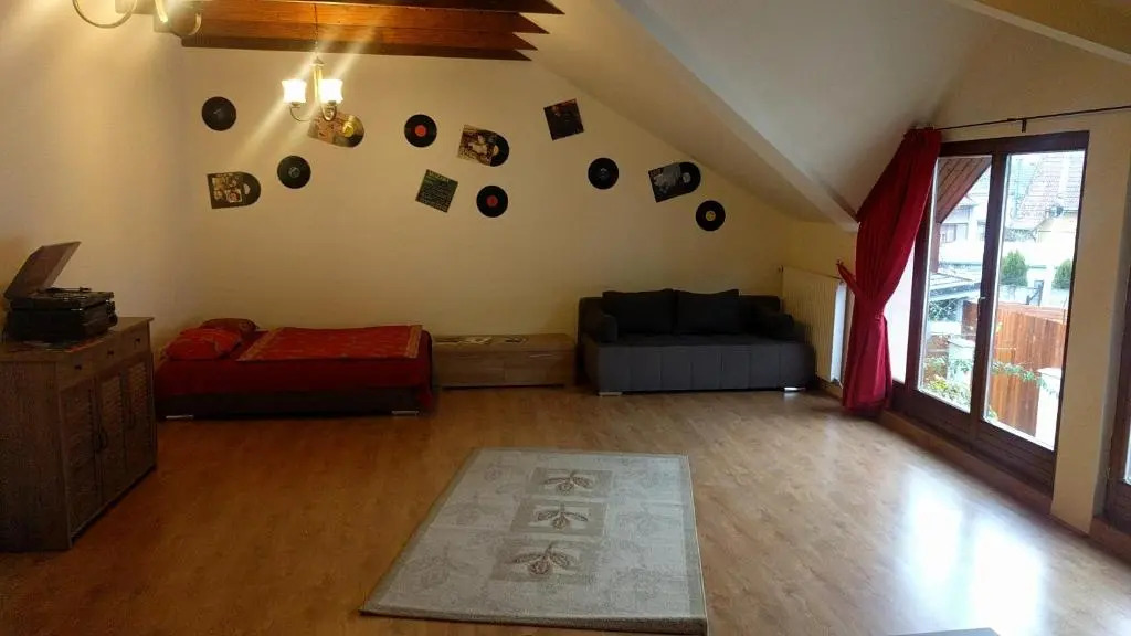 VINYL House. A quiet street in the centre of city