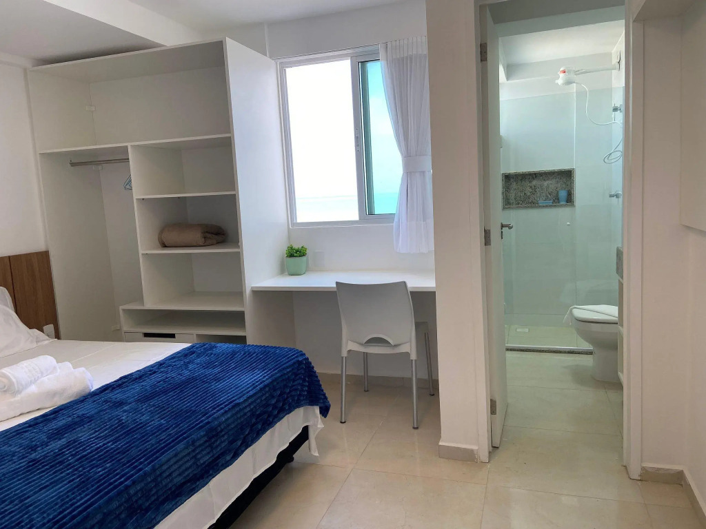 Bela Hospedagem Flat C/ 2 Suítes E Wifi   Pé Na Areia No Bessa