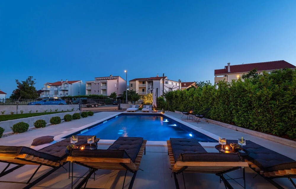 Beautiful Home in Biograd na Moru With Wifi, Outdoor Swimming Pool and Heated Swimming Pool