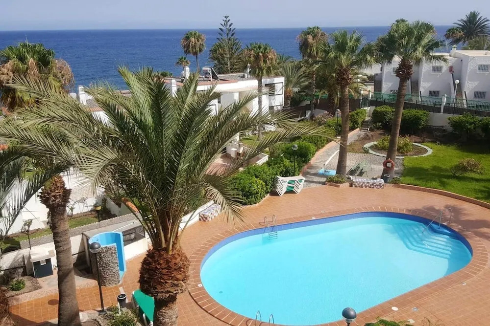 Apartment with 2 Bedrooms in San Bartolomé de Tirajana, with Wonderful Sea View, Pool Access And Wifi - 150 M From the Beach