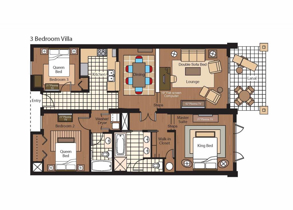 3-Bedroom Villa 109 in Kahuku