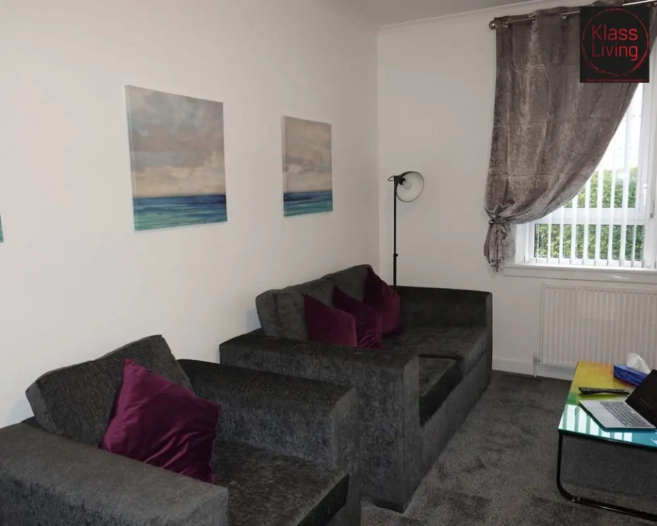 One Bedroom Apartment by Klass Living Serviced Accommodation Blantyre - Welsh Drive Apartment with Wifi