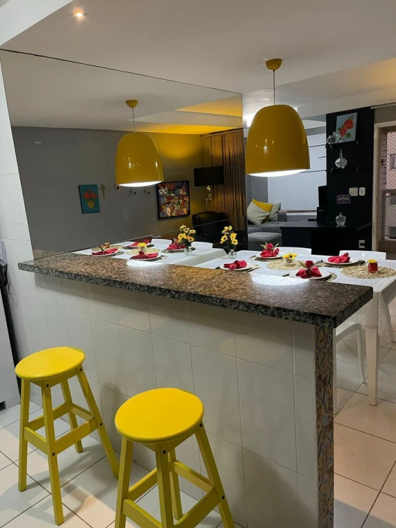 Apartamento Vista mar atrás da passarela