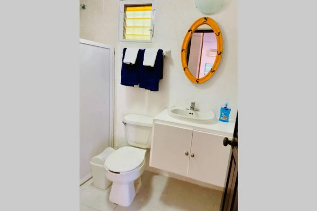 Casa Piramide: Fully Furnished 2-Bedroom House w/ Private Swimming Pool and Waterfall, 5 Minute Walk from the Beach