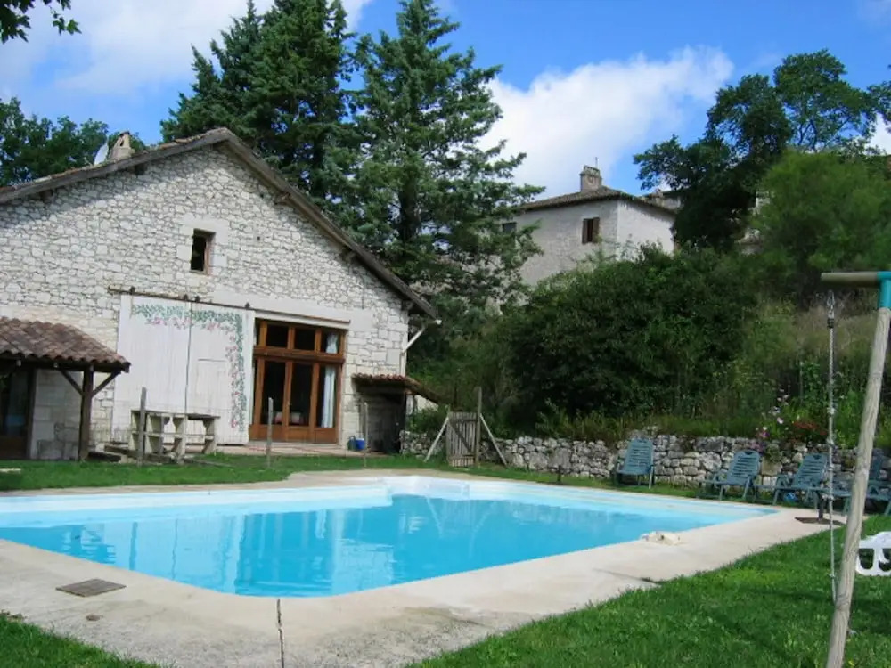 Villa With 6 Bedrooms in Saint Paul Flaugnac, With Private Pool, Enclo
