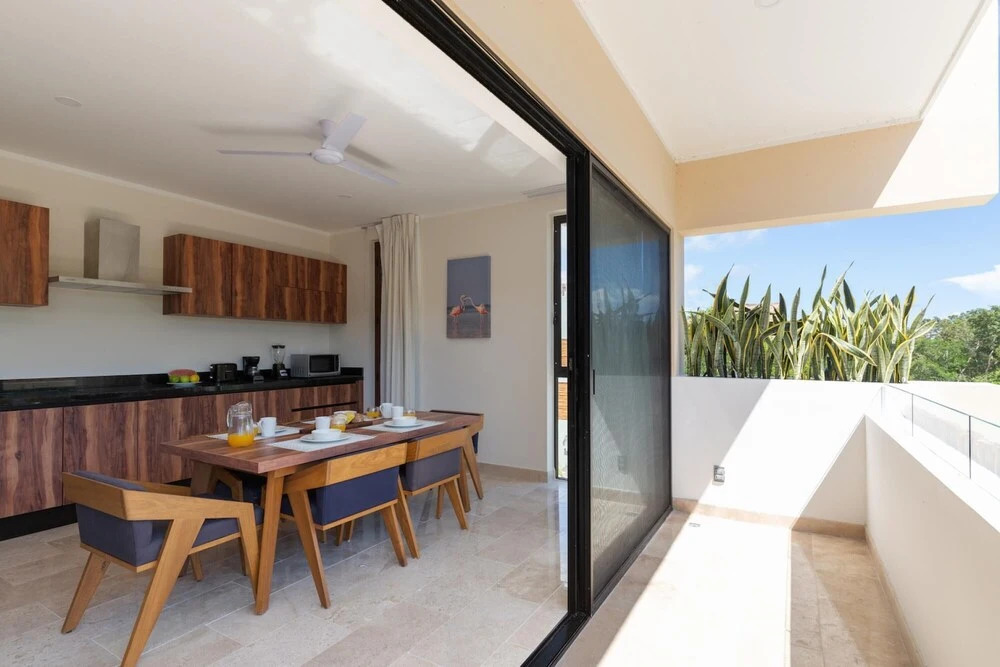 Best 2 BR Apartment Aldea Zama Sunny Sky Pools GYM Peaceful Location Concierge