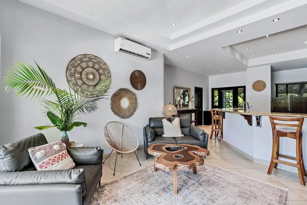 Stylish Home with Chic Decor, Luxury Amenities & Tropical Outdoor Oasis with Sparkling Private Pool