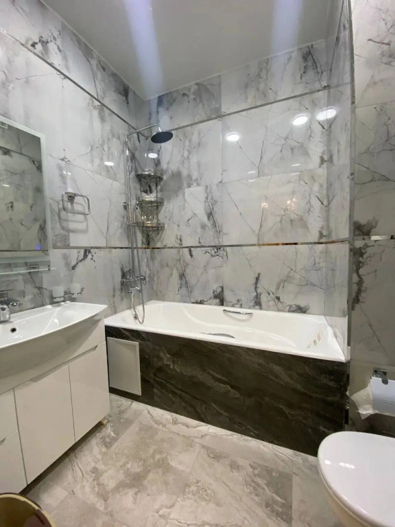 Апартаменты Khrustalny Dom | 2-Komnatnye Apartamenty S Vidom Na Fontan | Tashkent City Gardens