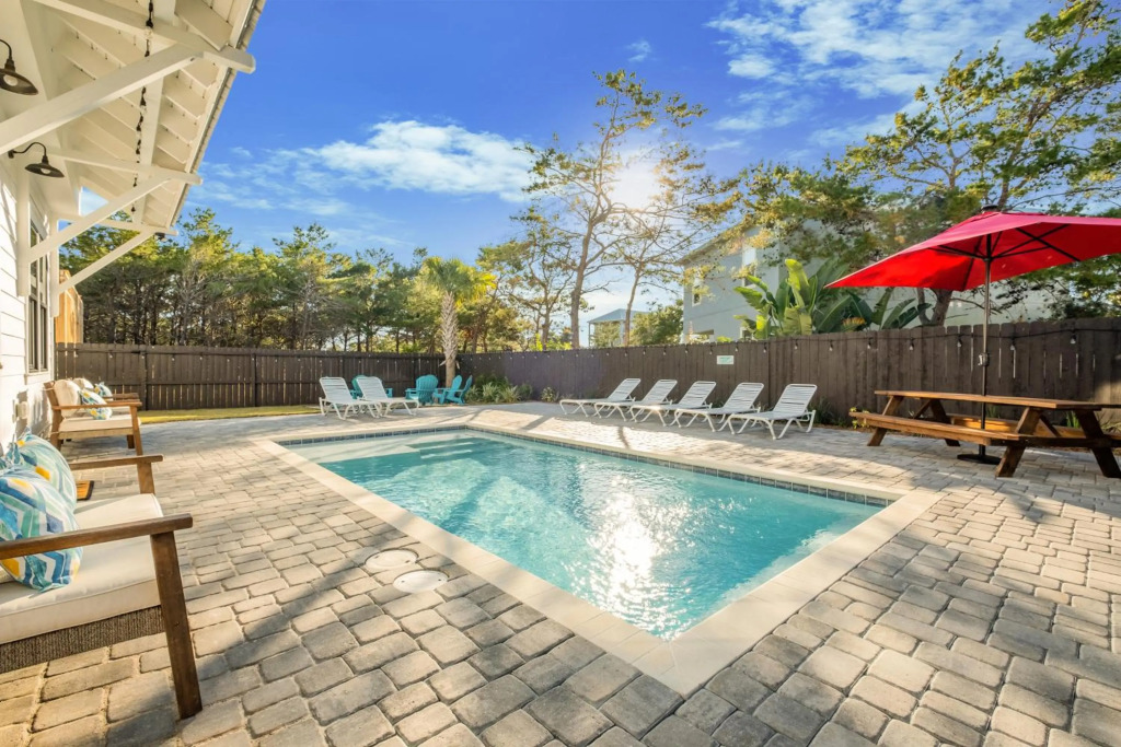 NEW LISTING! Private Heated Pool, Short Walk 2 Beach