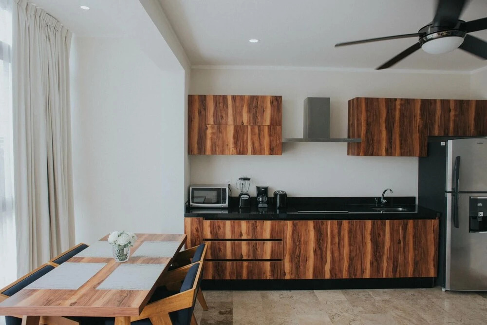 Spacious 2 BR Aldea Zama Private Pool Movie Cinema Gym
