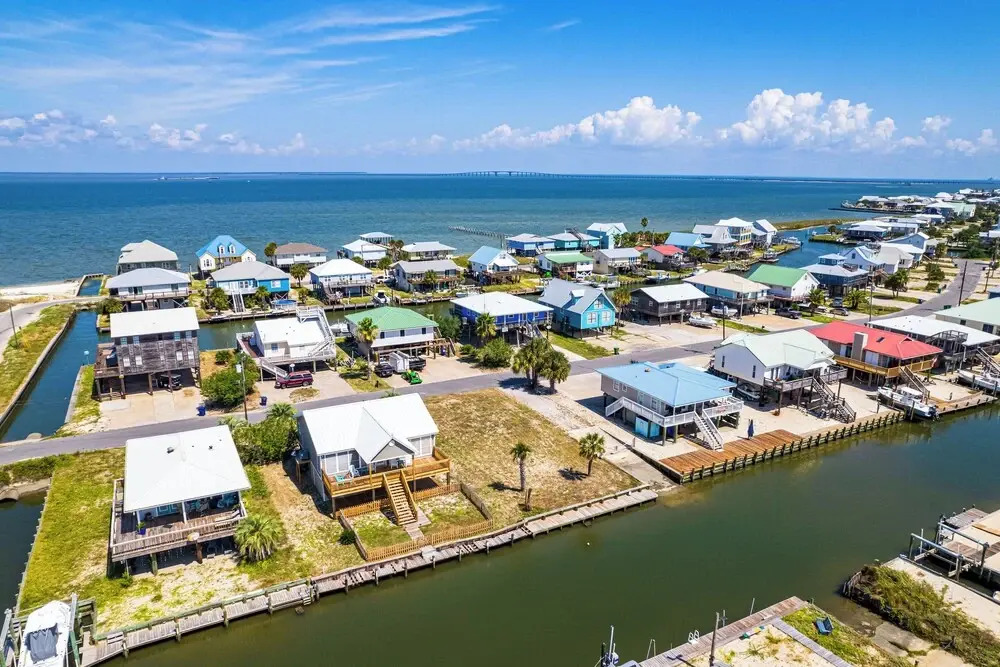 Waterfront Dauphin Island Home w/ Deck & Boat Dock