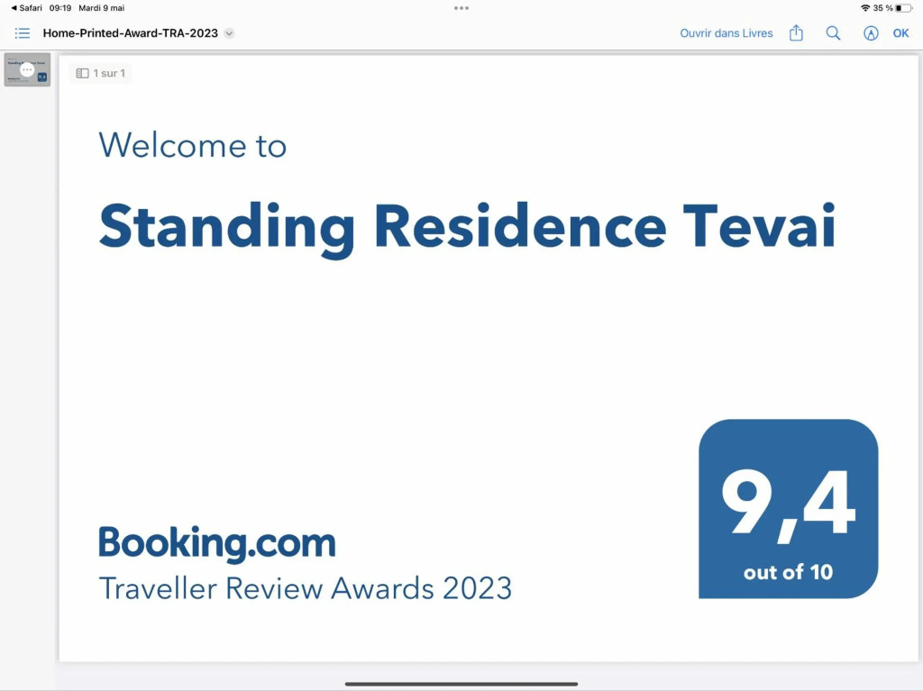 Standing Residence Tevai
