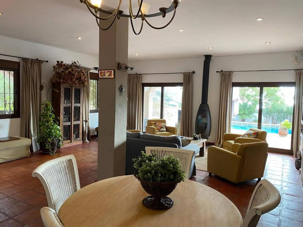 Mountain-view holiday home in Arenas with private pool